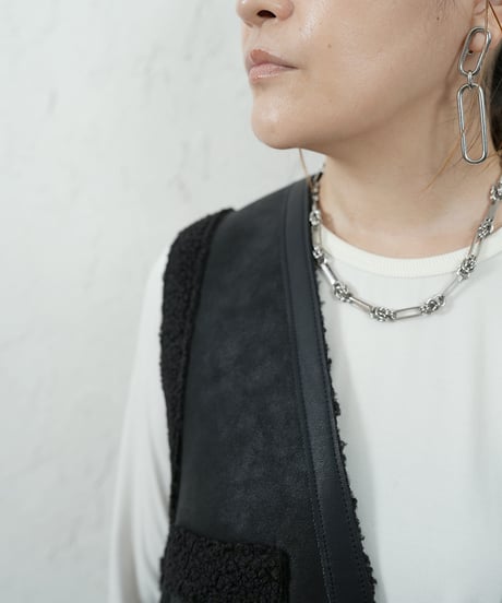 Back over mouton vest 【ラスト1点】