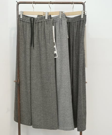 【cafune】　ご予約  cashmere mix tweed easy pants