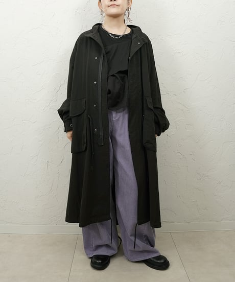 WASHED LONG COAT【blackラスト２点】