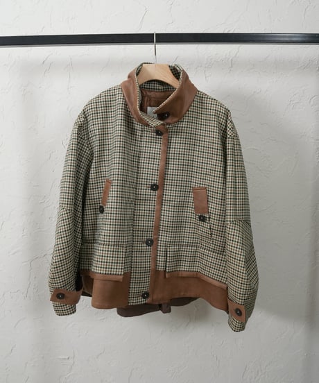 Fake leather docking Jacket【ラスト1点】