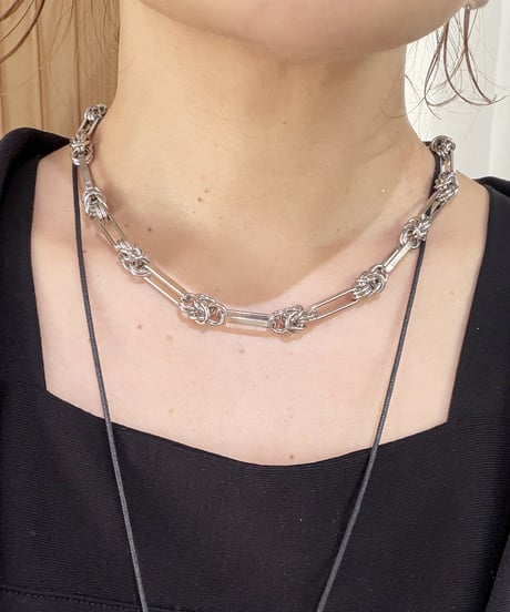 【Sead's Mara】　ご予約  数量限定！Knot bar necklace