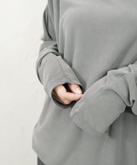 Powdery dolman pullover【charcoalラスト1点】