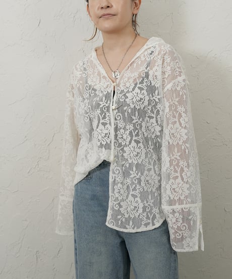 PORTABLE LACE HOODIE