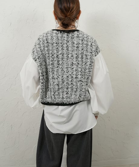 Docking tweed knit 【ラスト1点】
