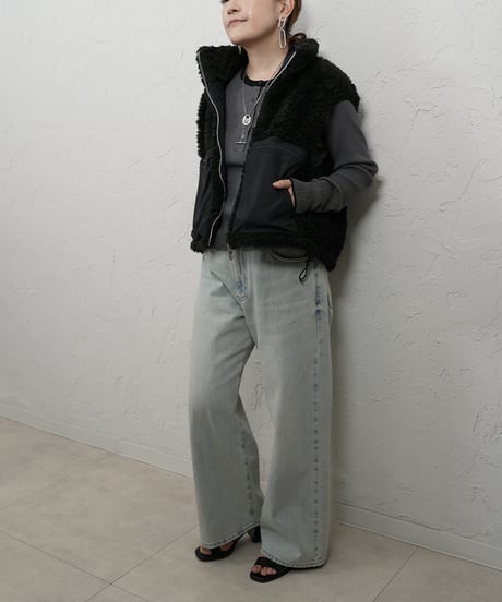 Neck color scheme henry neck knit