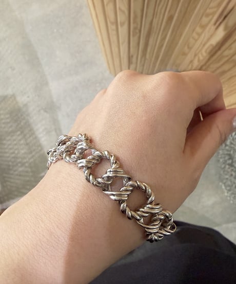 【Sead's Mara】　ご予約  数量限定！Large curve chain bracelet