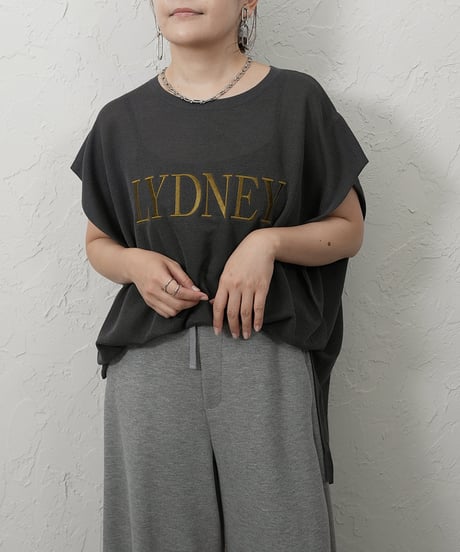 Embroidered　sheer knit 【ラスト2点】