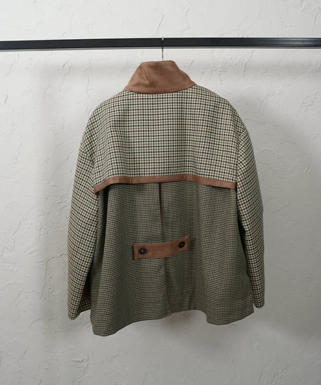 Fake leather docking Jacket【ラスト1点】