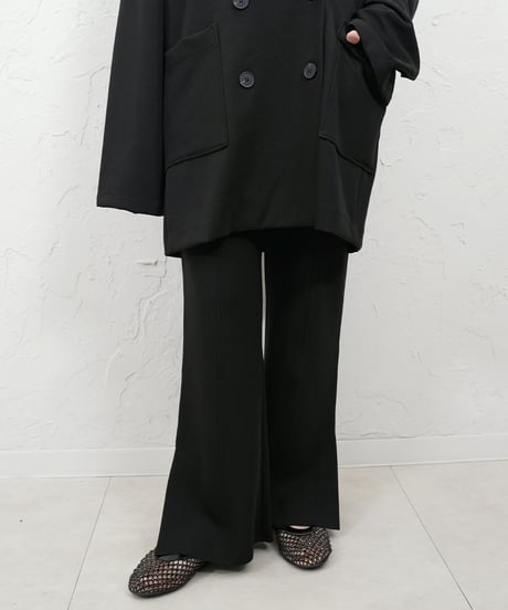 再再再販！Soft rib flare pants