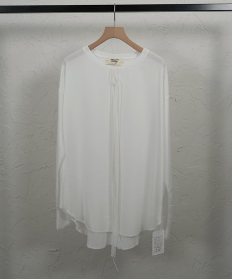 Sheer TEE　カフスレース　付属リボン付き　残り僅か！