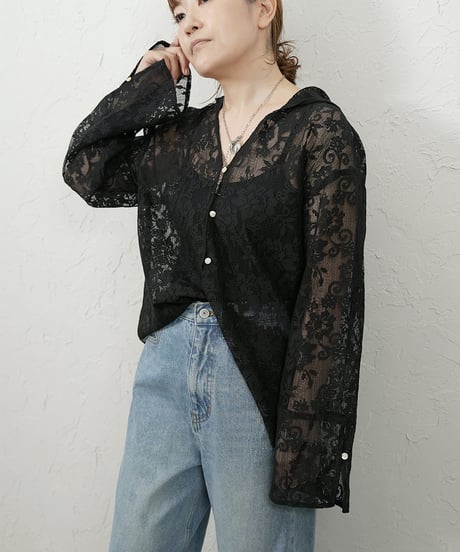 PORTABLE LACE HOODIE