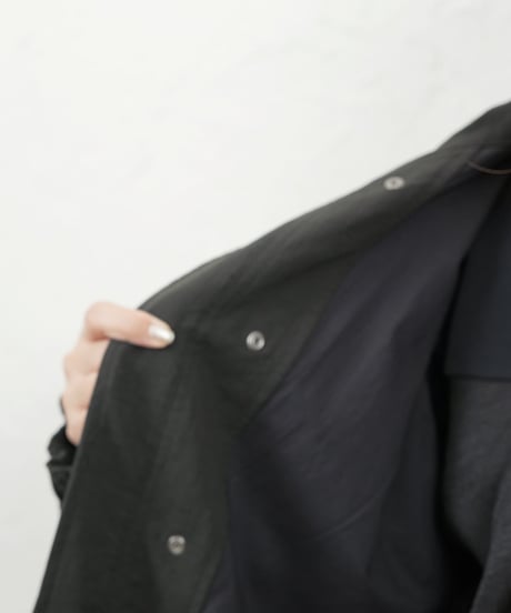 WASHED LONG COAT【blackラスト２点】