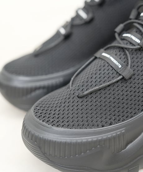 Mesh-knit High-Top Chunky Boots【ラスト1.2点】