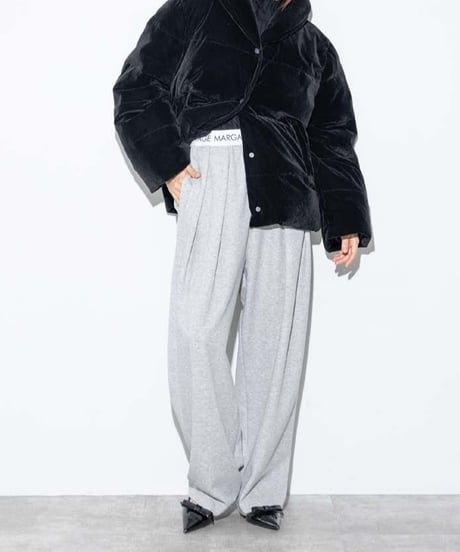 【MARGAUX VINTAGE】　ご予約  ロゴウエストタックパンツ