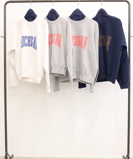 【Le Melange】　ご予約  FRENCH TERRY カレッジ風ロゴスウェット
