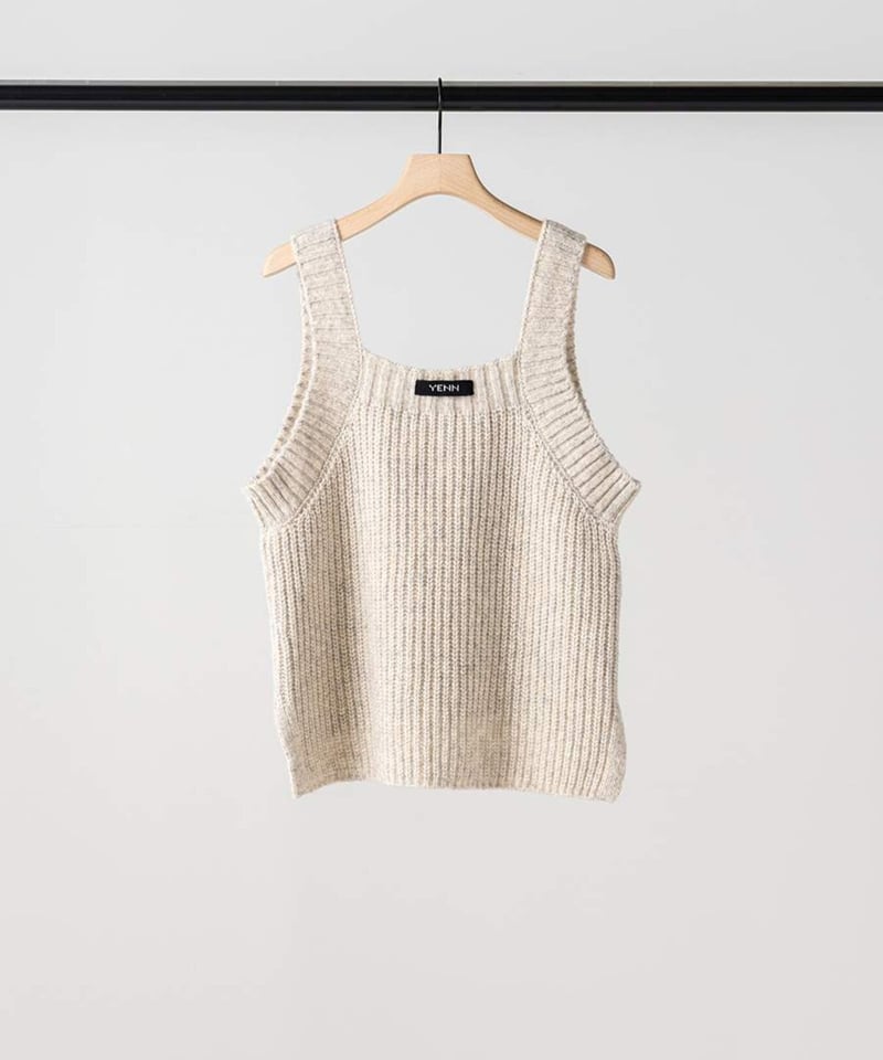 YENN】 ご予約 CHUNKY KNIT VEST | select shop Liren