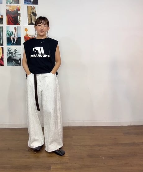 【PRIORITY】　ご予約 "Liren別注"低身長size ブークレカーヴィデニム