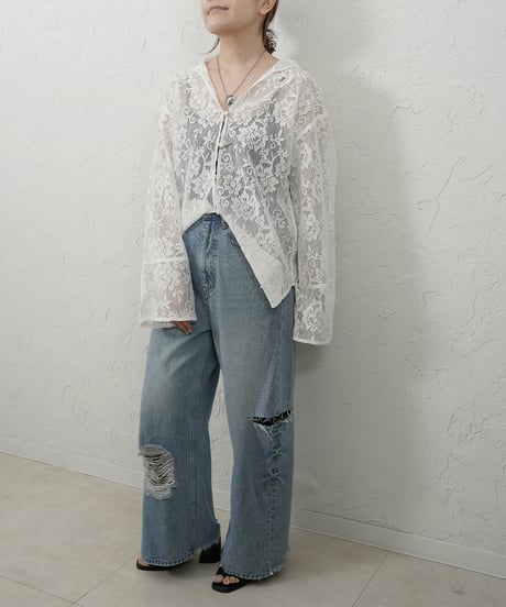 PORTABLE LACE HOODIE