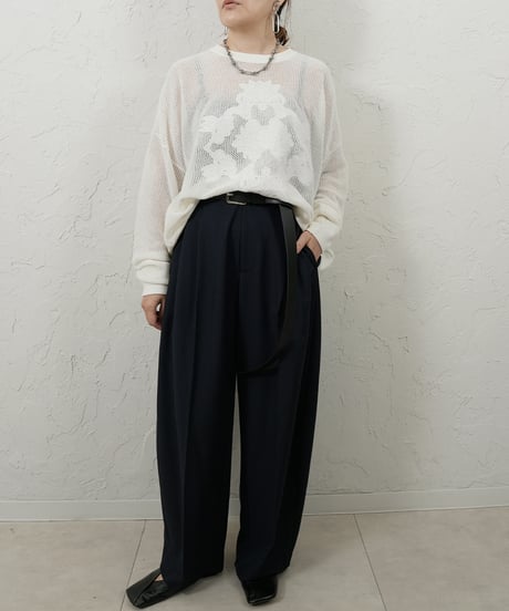 "PRIORITY ×Liren別注size！" 2tuck  curvy pants