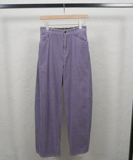 Corduroy curve pants