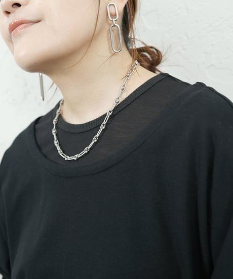 Layer neck dolman TOPS
