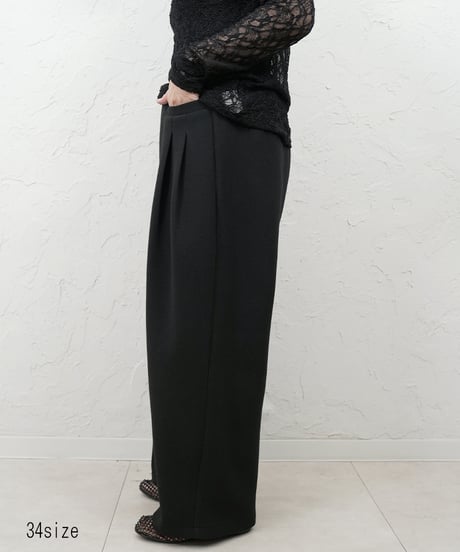 【CYAN tokyo×Liren別注】低身長size！Square pocket fleece wide pants