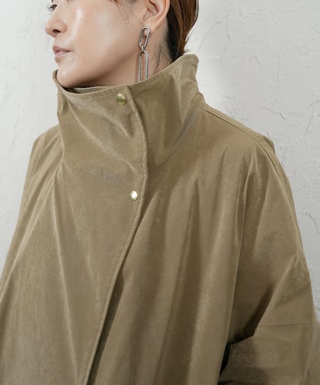 Fake suede stand coat【ラスト2点】