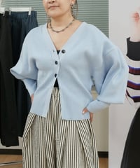 【Dignite collier】　ご予約  数量限定！片畦ニットカーディガン