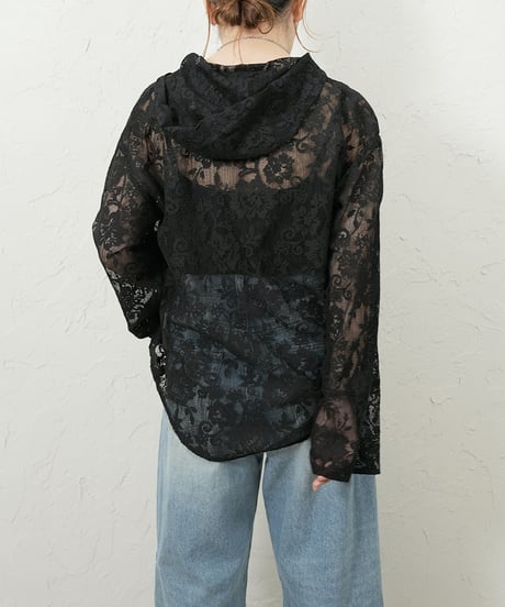 PORTABLE LACE HOODIE