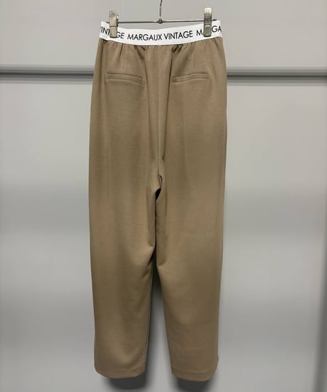 【MARGAUX VINTAGE】　ご予約  ロゴウエストタックパンツ
