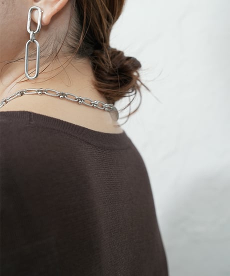 Embroidered　sheer knit 【ラスト2点】