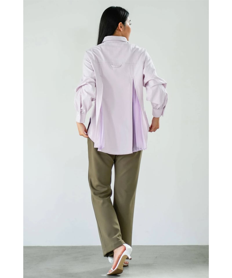 Lallia Mu】 ご予約 2WAYスリーブデニムシャツ | select shop Liren