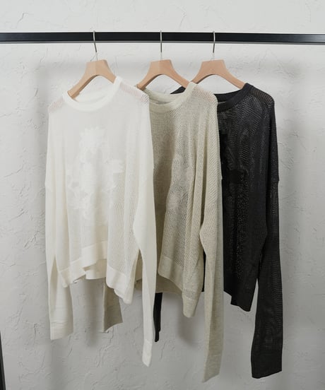 Embroidery mesh pullover 追加！　【ラスト1.2点】