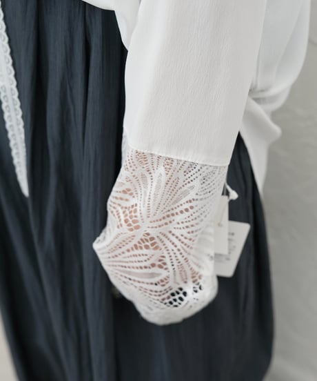 Sheer TEE　カフスレース　付属リボン付き　残り僅か！