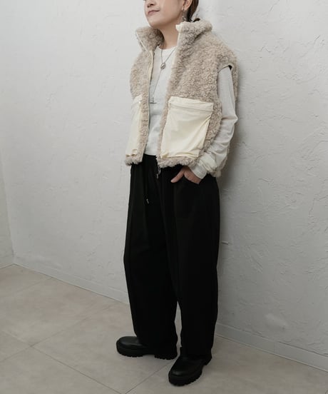 【WYTE】　ご予約 数量限定　Wool Boa & Nylon Σ LINE Hybrid VT