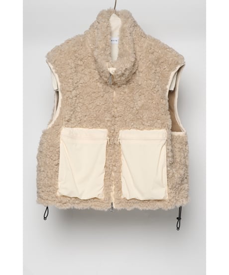 【WYTE】　ご予約 数量限定　Wool Boa & Nylon Σ LINE Hybrid VT