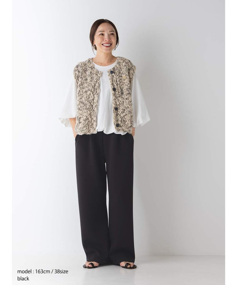 YENN】 ご予約 HAND SLUB MIX VEST | select shop Liren