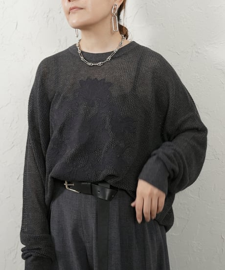 Embroidery mesh pullover 追加！　【ラスト1.2点】