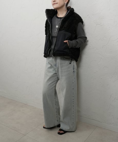 【WYTE】　ご予約 数量限定　Wool Boa & Nylon Σ LINE Hybrid VT