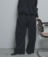 【CYAN tokyo】　ご予約  3タックラウンドステッチツイルワイド
