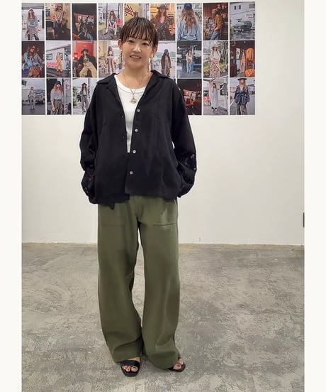 【Le Melange】　ご予約 バックサテバイオウォッシュ パンツ