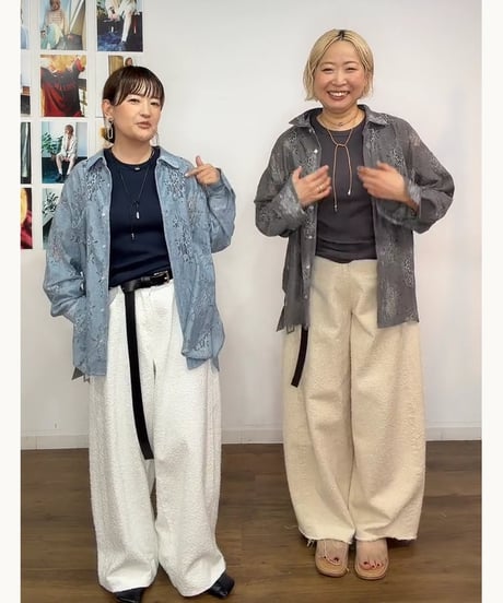 【PRIORITY】　ご予約 "Liren別注"低身長size ブークレカーヴィデニム