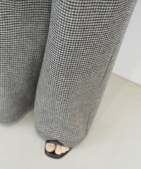 【cafune】　ご予約  cashmere mix tweed easy pants