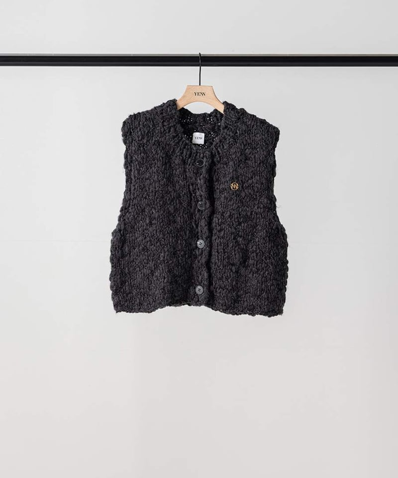 YENN】 ご予約 HAND SLUB MIX VEST | select shop Liren