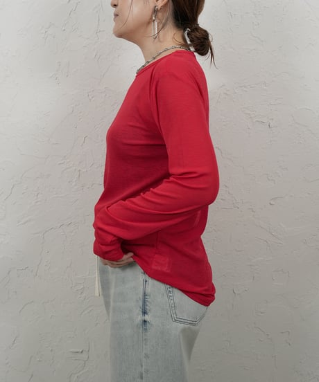 Sheer long sleeve T