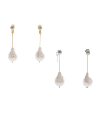 【Sead's Mara】　ご予約  Floating baroque pearl earring