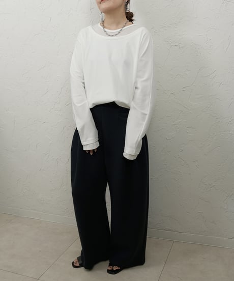 Layer neck dolman TOPS