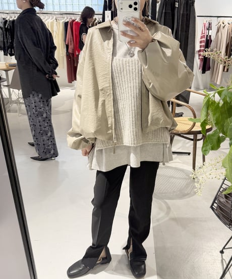 【YENN】　ご予約  CHUNKY KNIT VEST