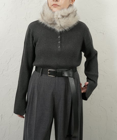 Turtle  rib knit pullover 追加！