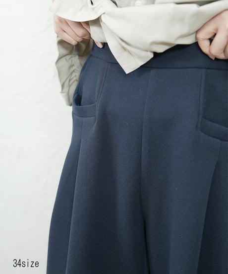 【CYAN tokyo×Liren別注】低身長size！Square pocket fleece wide pants